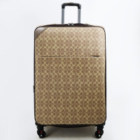 Набір дорожніх валіз Тройка 666-14 Premium  3 чемодани з міцного кожзаму, стильний дизайн, плавні колеса та надійний захист речей